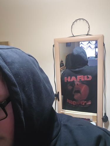 Customer photo review of Red Face (Oversized Hoodie)