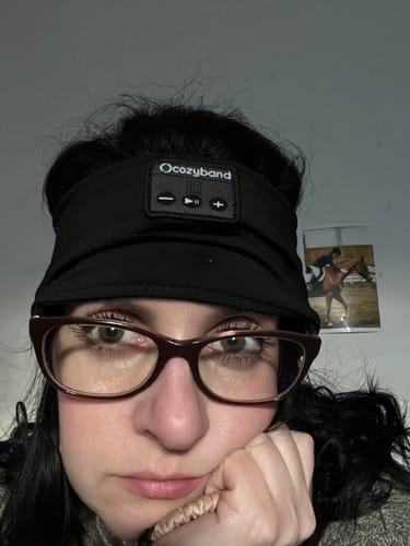 Customer photo review of CozyBand Wireless Headphones