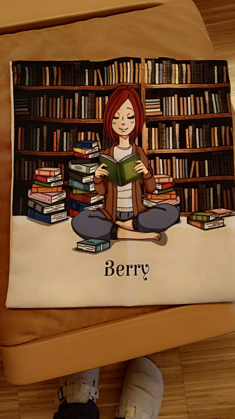 Customer photo review of Büchermädchen - Individuelle Tragetasche