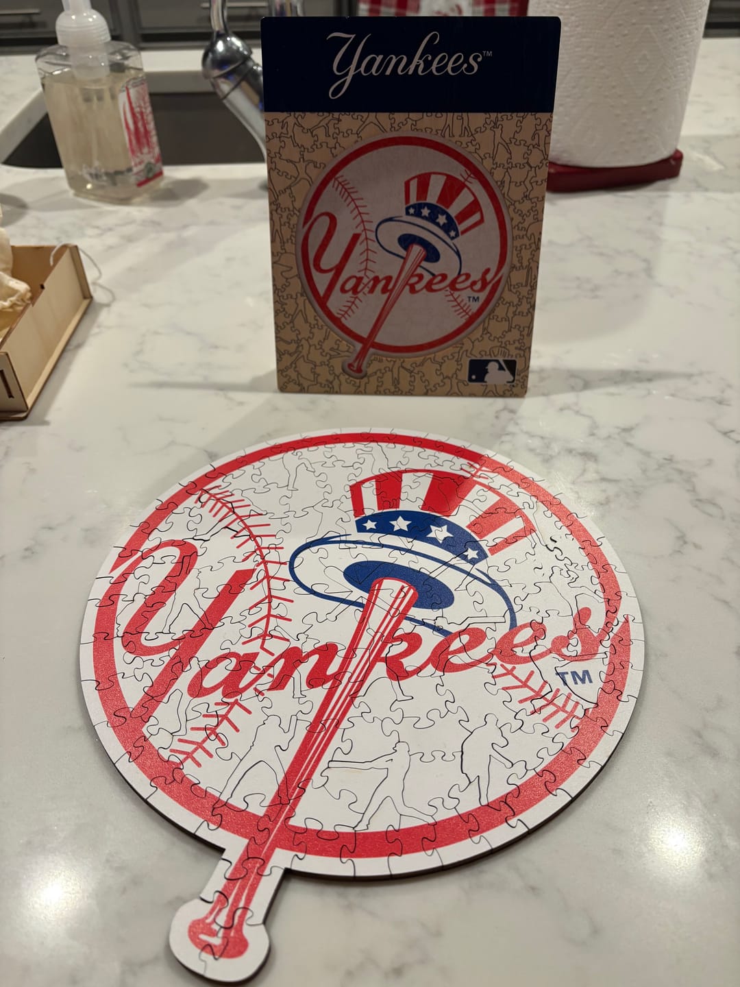 Customer photo review of New York Yankees™ - Wooden Puzzle