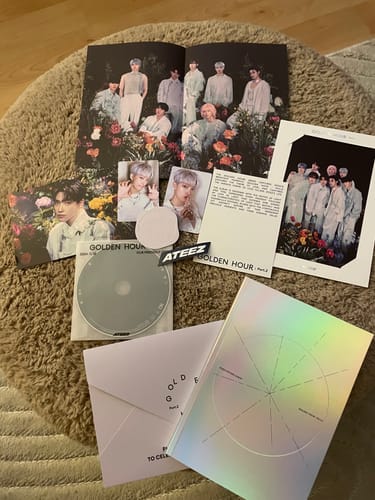 Customer photo review of ATEEZ 11th Mini Album - Golden Hour:  Part 2
