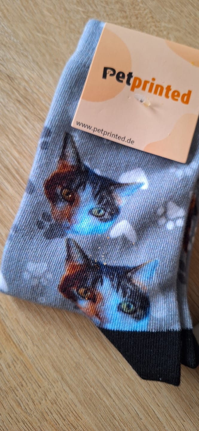 Customer photo review of Jouw foto - Gepersonaliseerde sokken