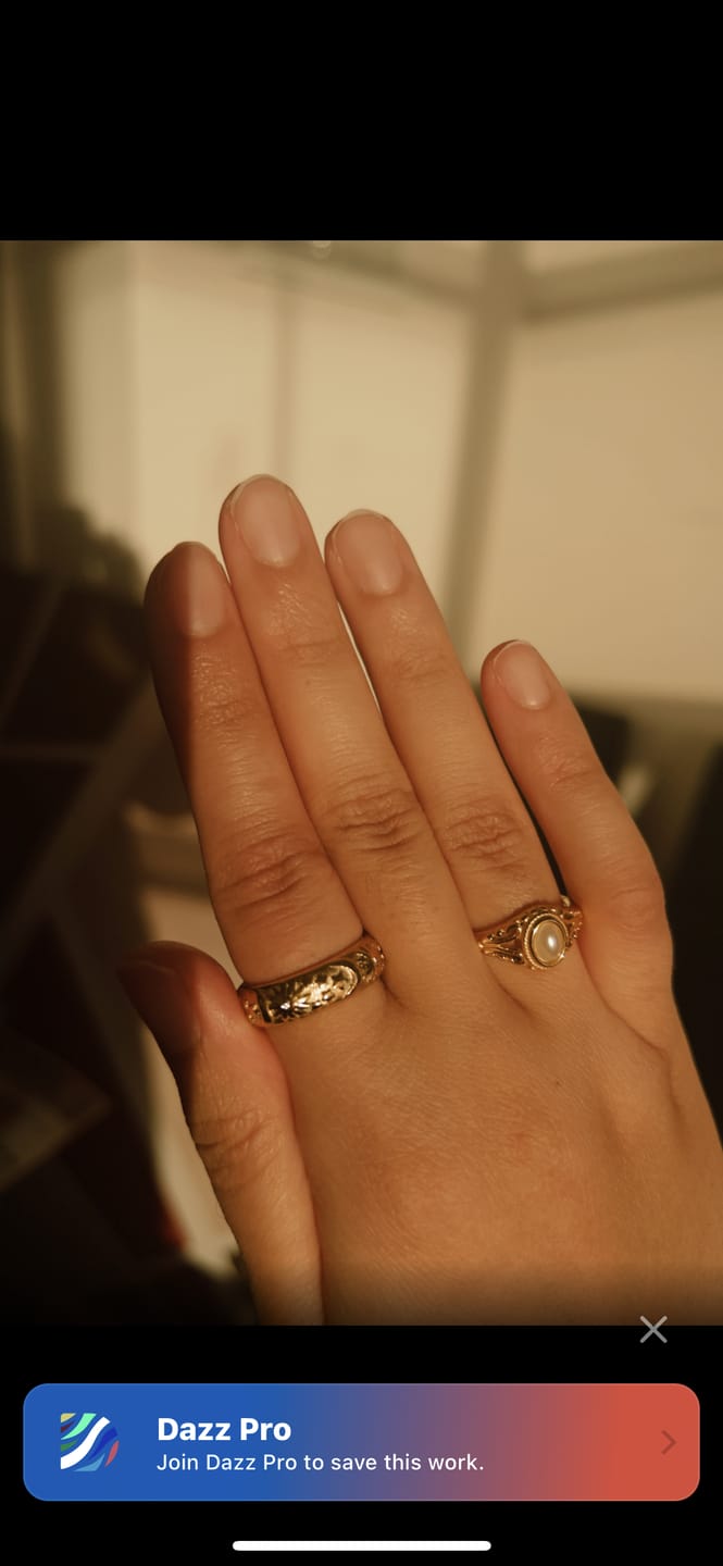 Customer photo review of Celestial Gold Ring