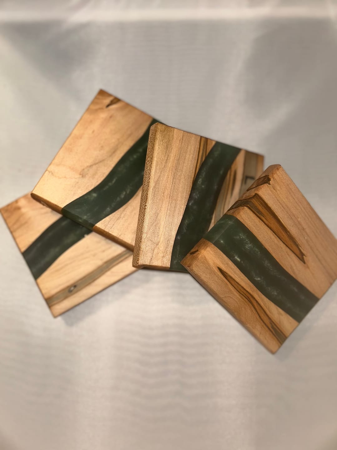 Customer photo review of 16.5x4x1" Silicone Mold For Epoxy Resin - Coaster Mold + Long Cheeseboards
