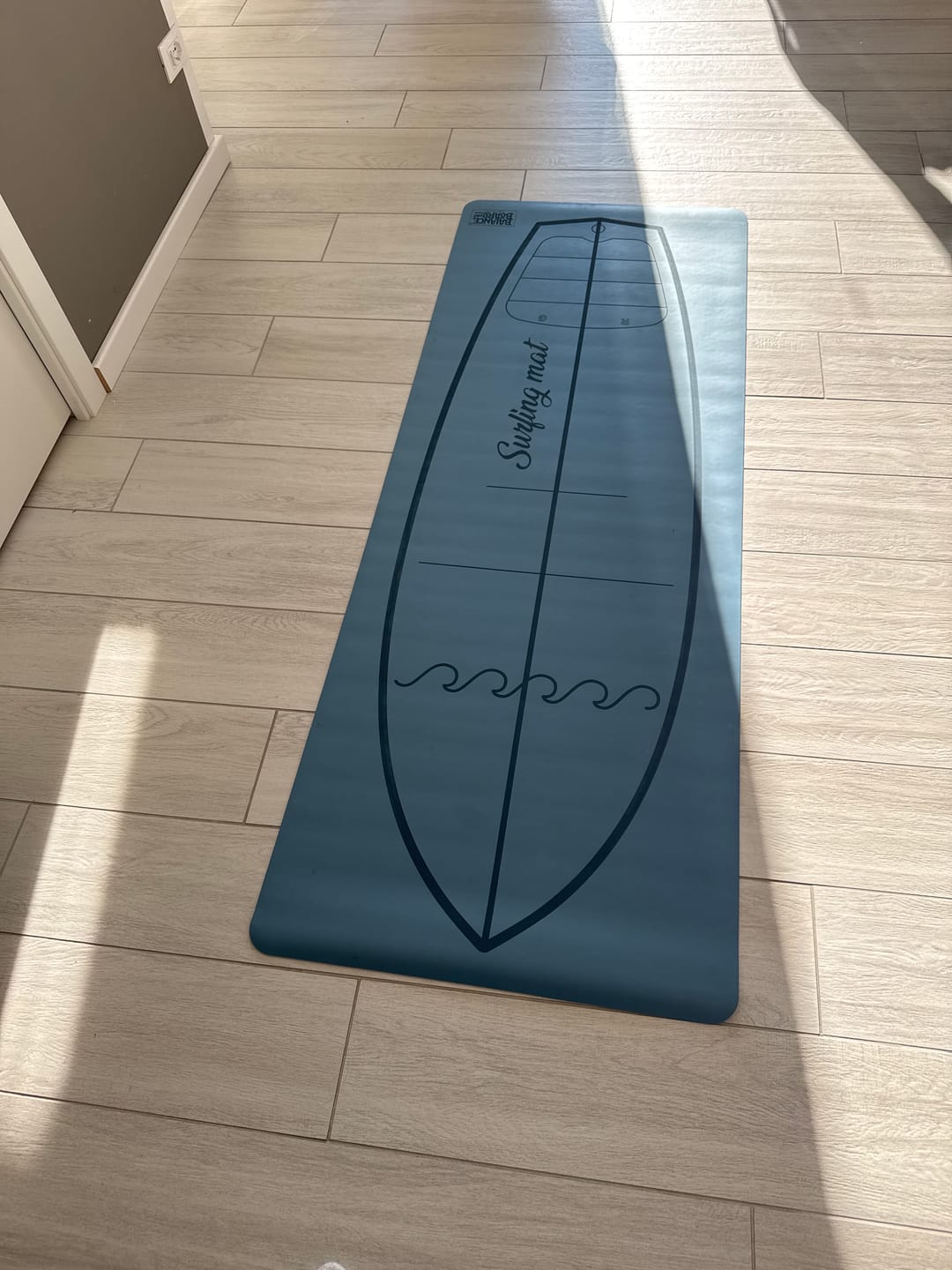 Customer photo review of Surfing mat, the yoga mat for Surfers