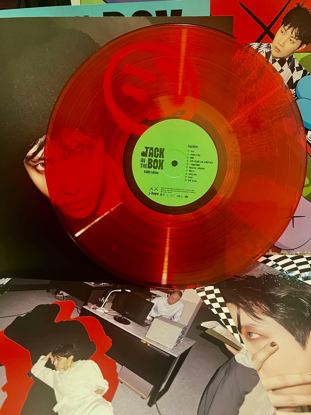 Customer photo review of J-HOPE - 1ST SINGLE ALBUM JACK IN THE BOX VINYL (LIMITED EDITION)