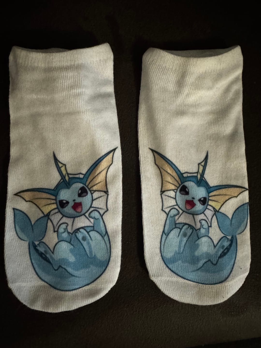 Customer photo review of Vaporeon Pokémon Socks