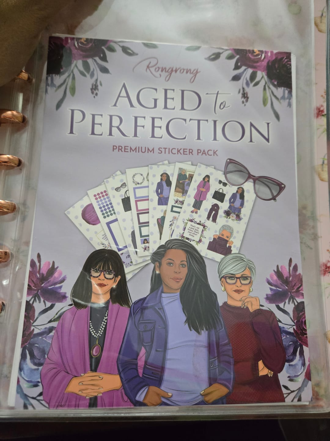Customer photo review of Aged To Perfection Sticker Pack
