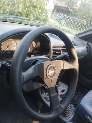 Customer photo review of Aftermarket Monte Carlo Steering Wheel Leather 350mm