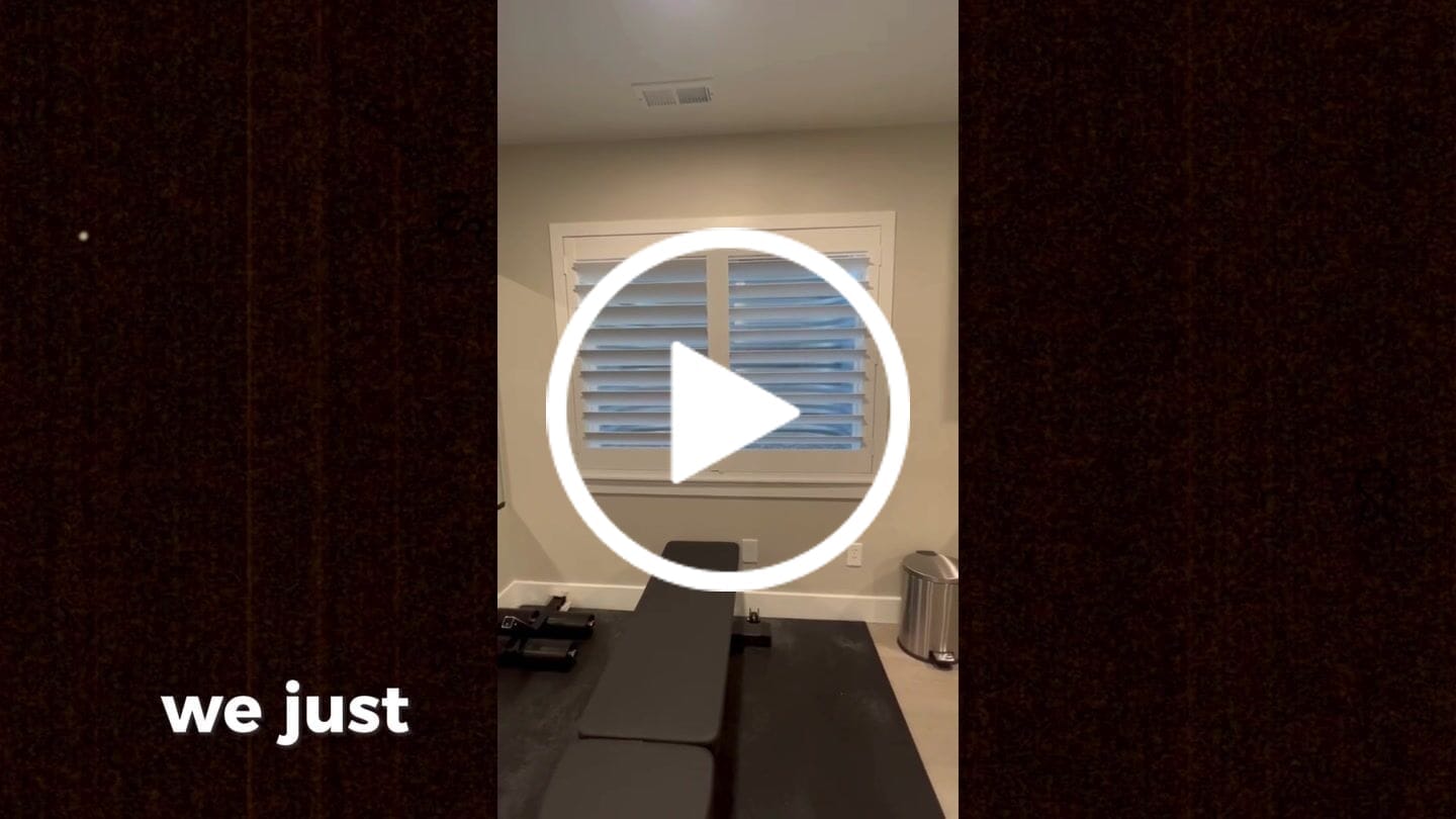 Customer video review of Painted Wood Plantation Shutter