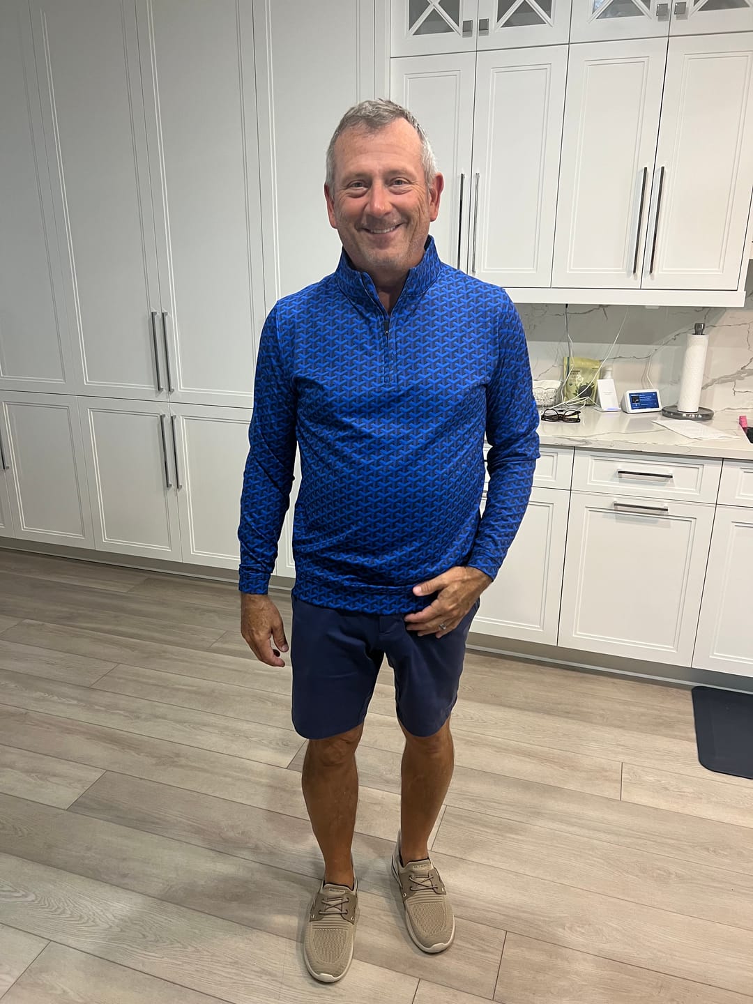 Customer photo review of Luxe 1/4 Zip
