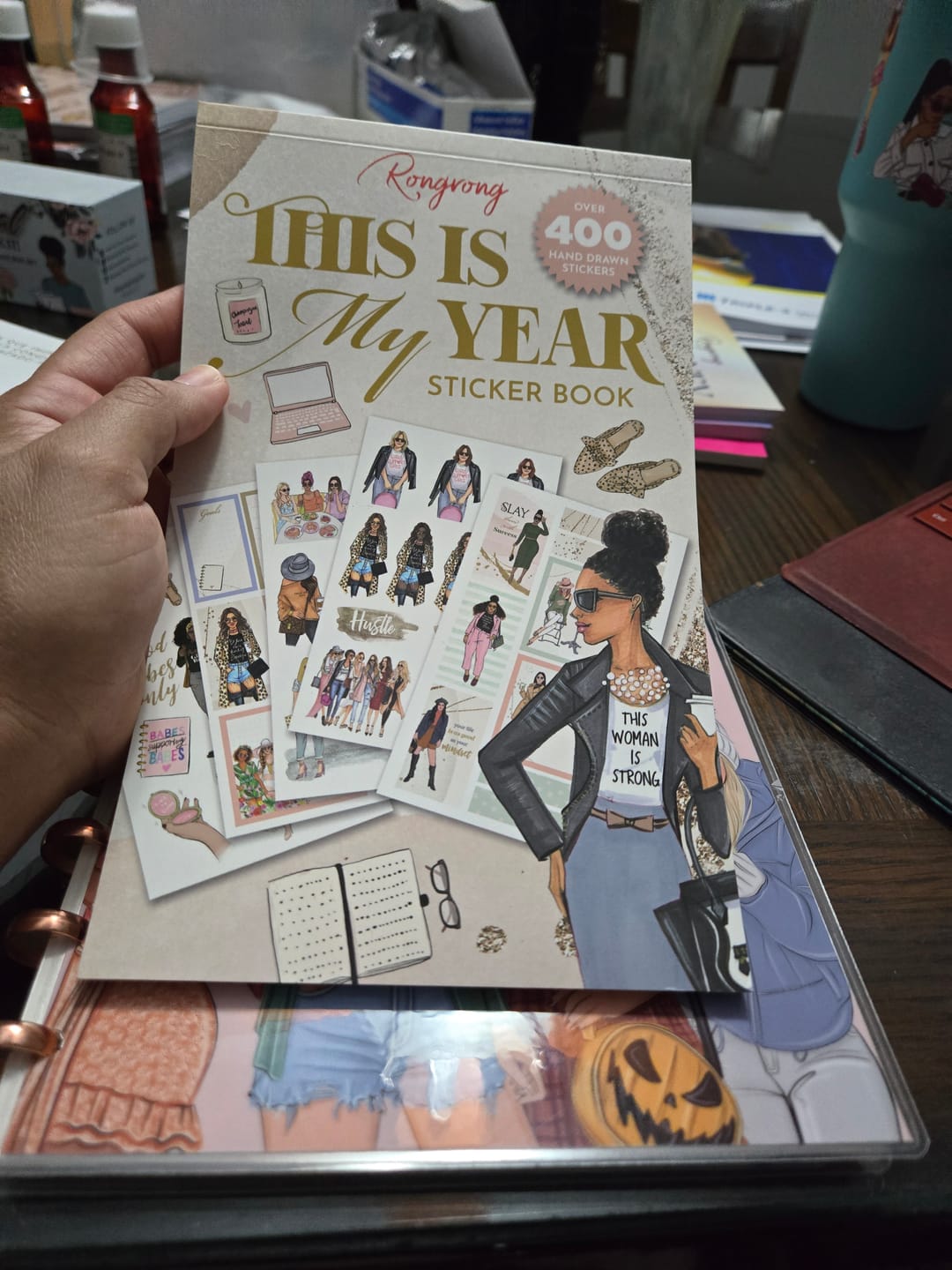 Customer photo review of This Is My Year Planner Sticker Book
