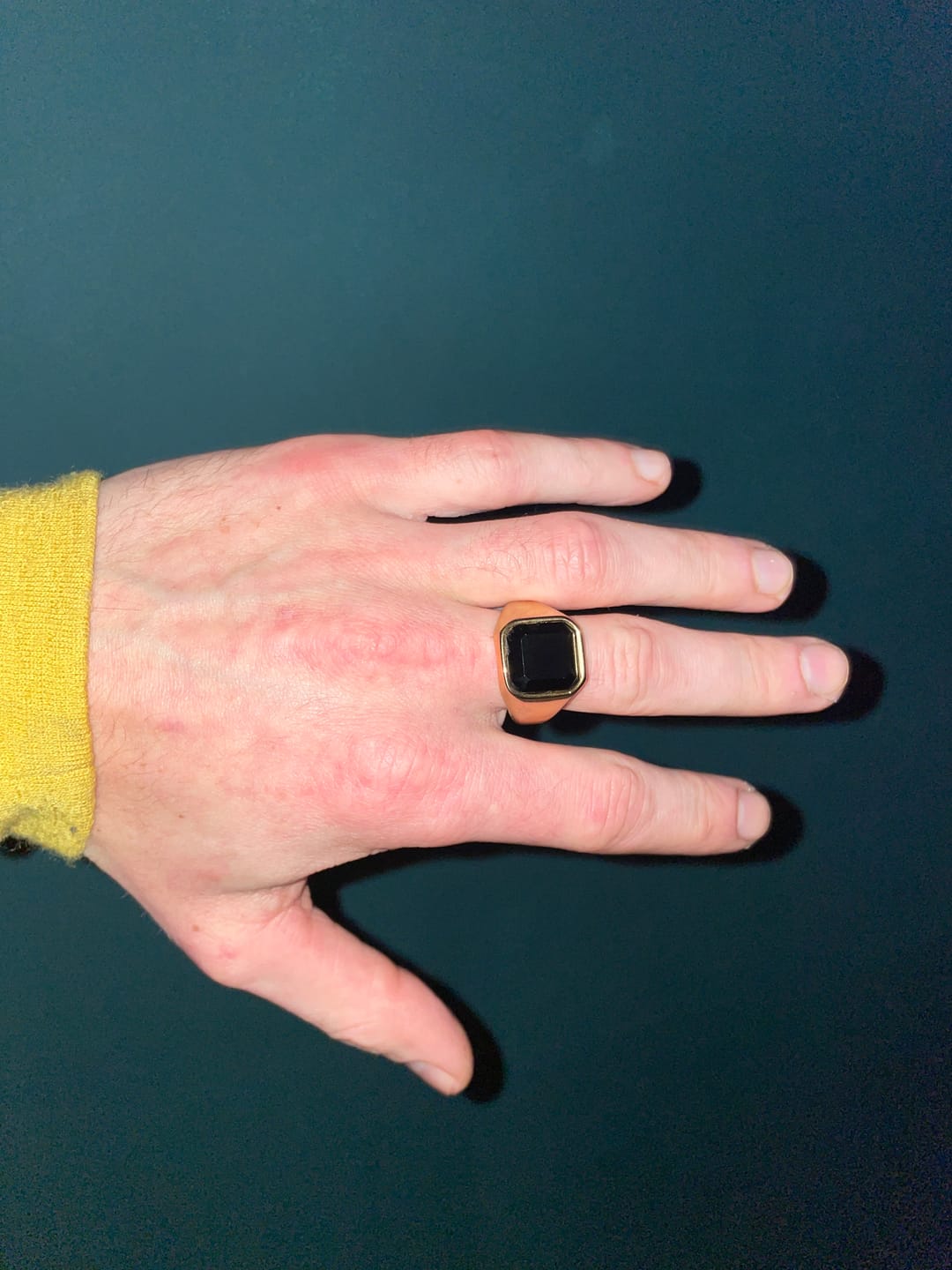 Customer photo review of Royal Signet Ring (Gold)