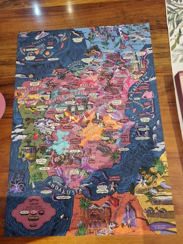 Customer photo review of Wine Puzzle - Spain