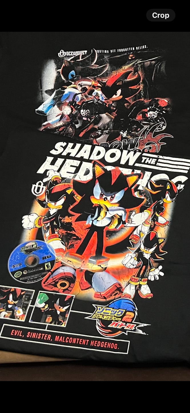 Customer photo review of Video Games 'Sonic Adventure 2 Battle: Shadow' Staple T-Shirt