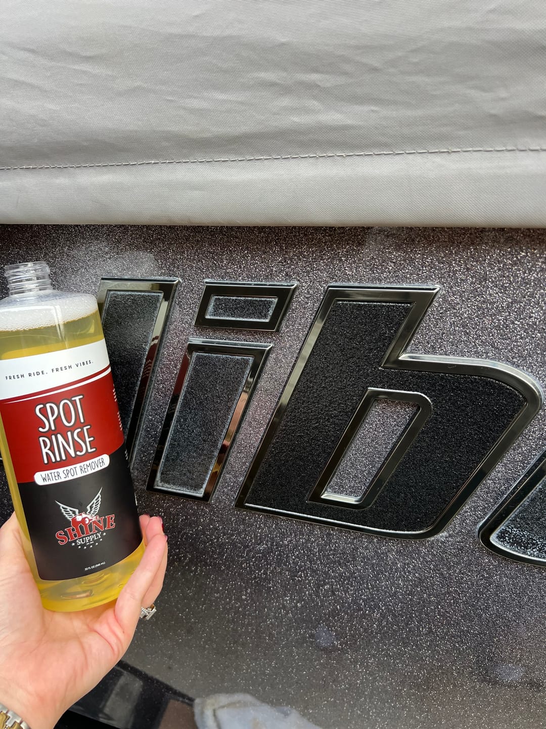 Customer photo review of Spot Rinse - 32oz. w/ Black Sprayer