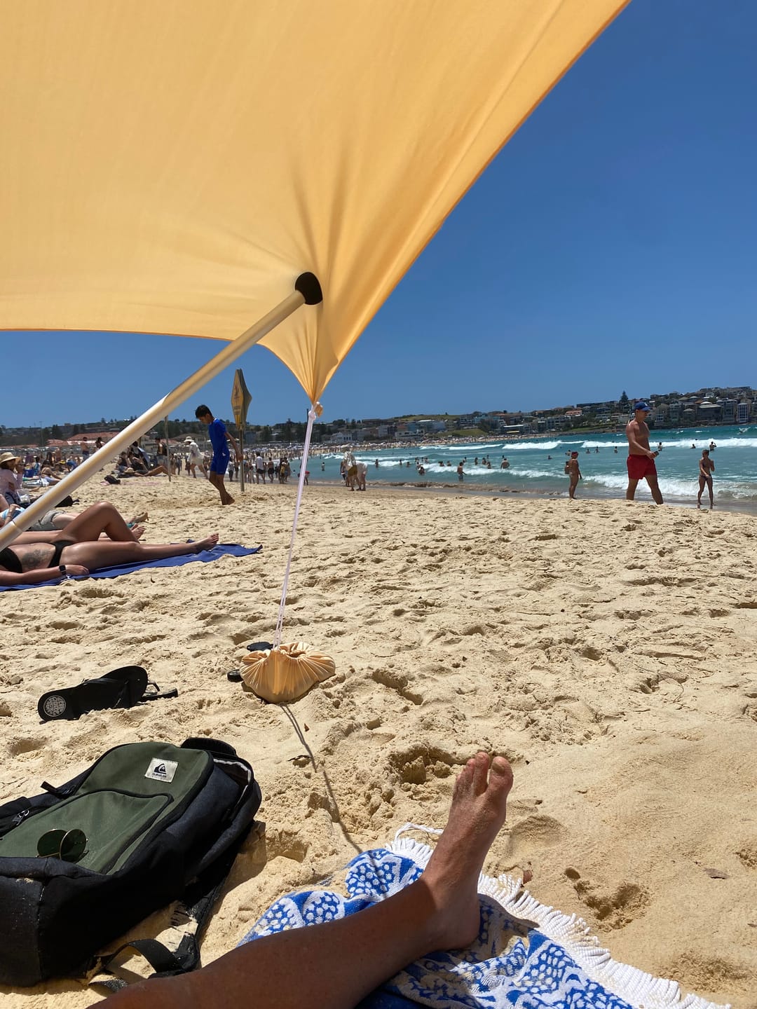 Customer photo review of Peachy Beach Tent