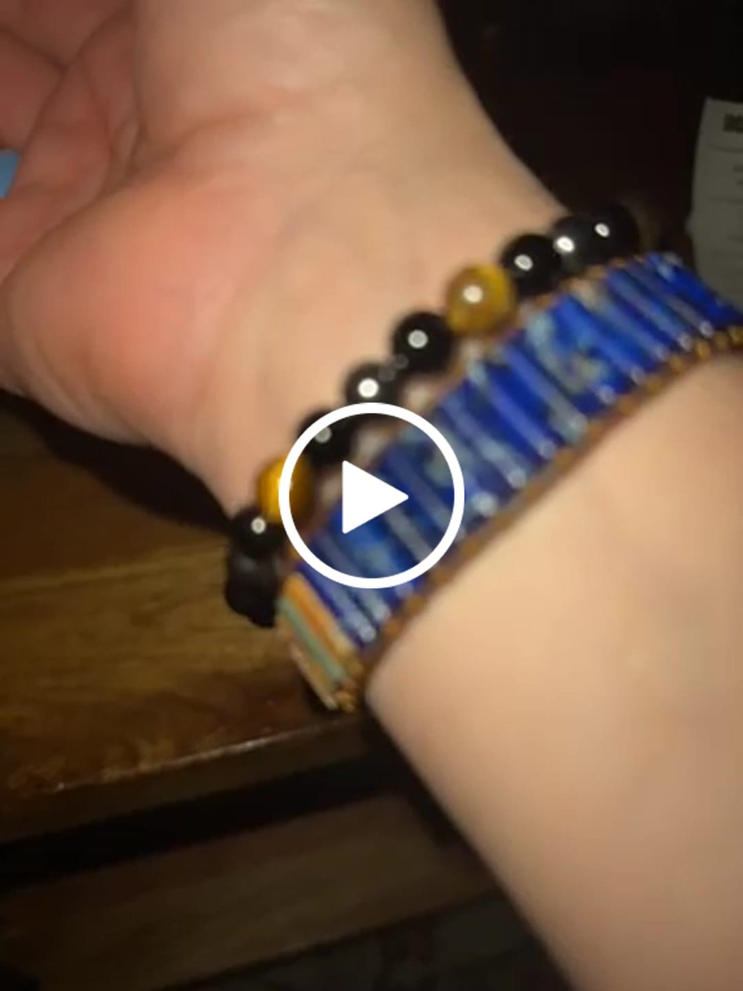 Customer video review of Men's Warrior Jasper Bracelet