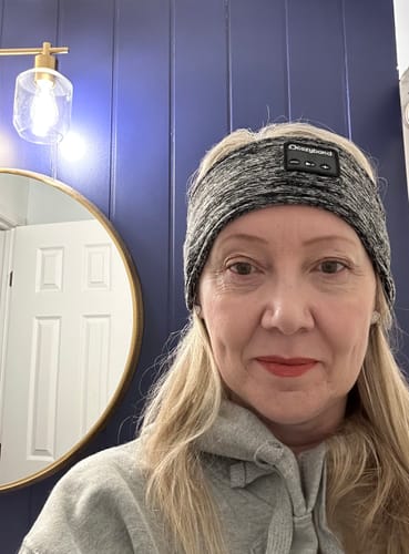 Customer photo review of CozyBand Wireless Headphones