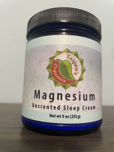 Customer photo review of Magnesium Unscented Sleep Cream