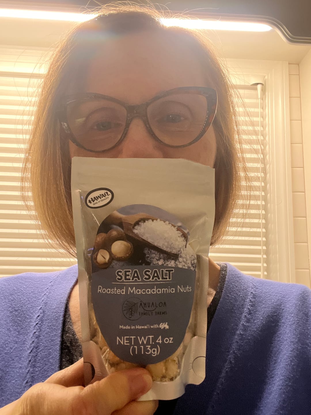 Customer photo review of Sea Salt Macadamia Nuts