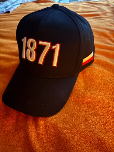 Customer photo review of Schwarze Baseball Kappe Kaiserreich 1871, Stickerei in 3D, Deutsches Reich