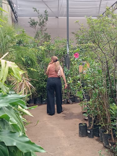 Vanessa L. review of Calça Jeans Wide Leg Buriti Preta image 1 out of 1