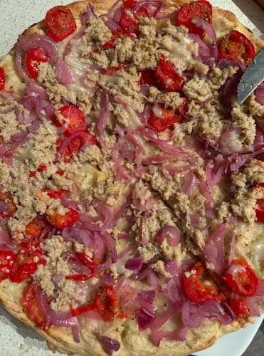 Customer photo review of Pizza sorriso "Low Carb Extreme"