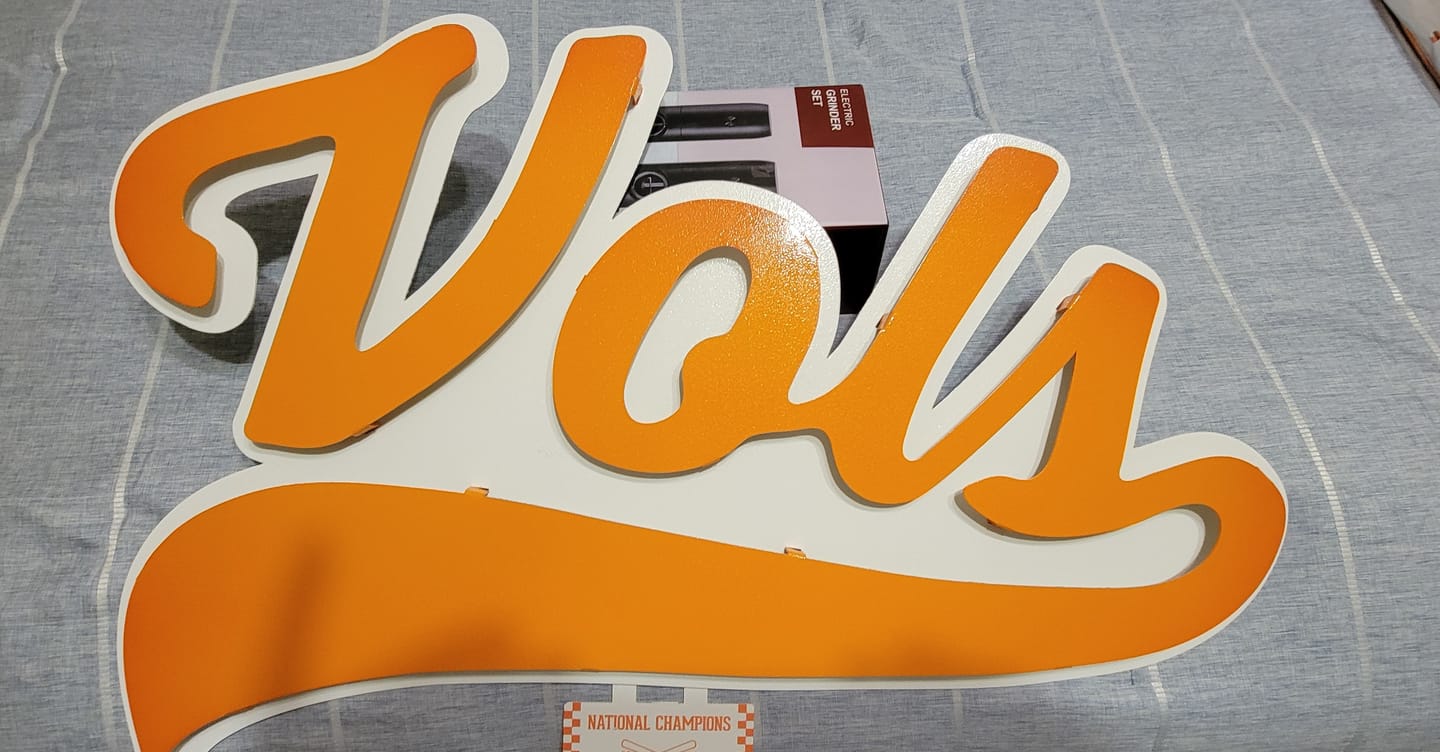 Customer photo review of Tennessee Volunteers BASEBALL "VOLS" w/ FREE National Championship 2024 ENGRAVING