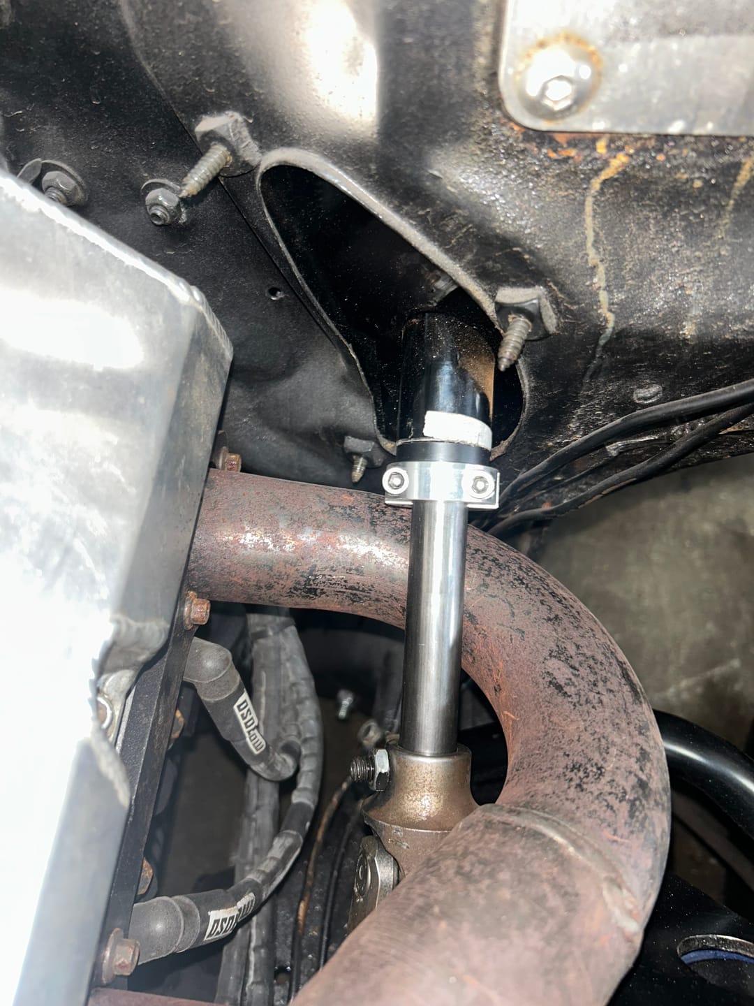 Customer photo review of Motion Raceworks 1988.5-1993 Chevrolet S10 - Sonoma - Blazer Chromoly Lightweight Steering Column - Race Only