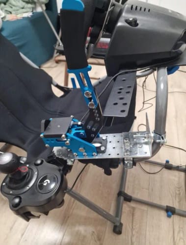 Customer photo review of Simsonn Racing Simulator Hall Handbrake