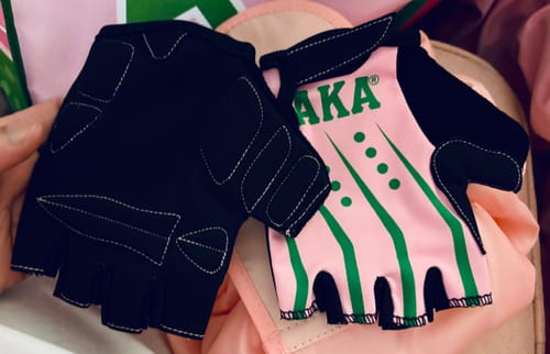 Customer photo review of AKA Workout Gloves
