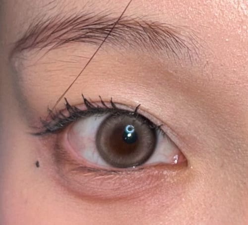 Customer photo review of Bean Kristin 1Day - ロウブラウン