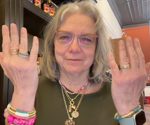 Customer photo review of Laura's Bracelet Stack