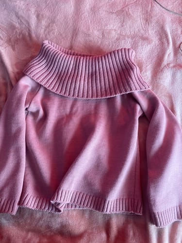 Customer photo review of SUÉTER ROSADO