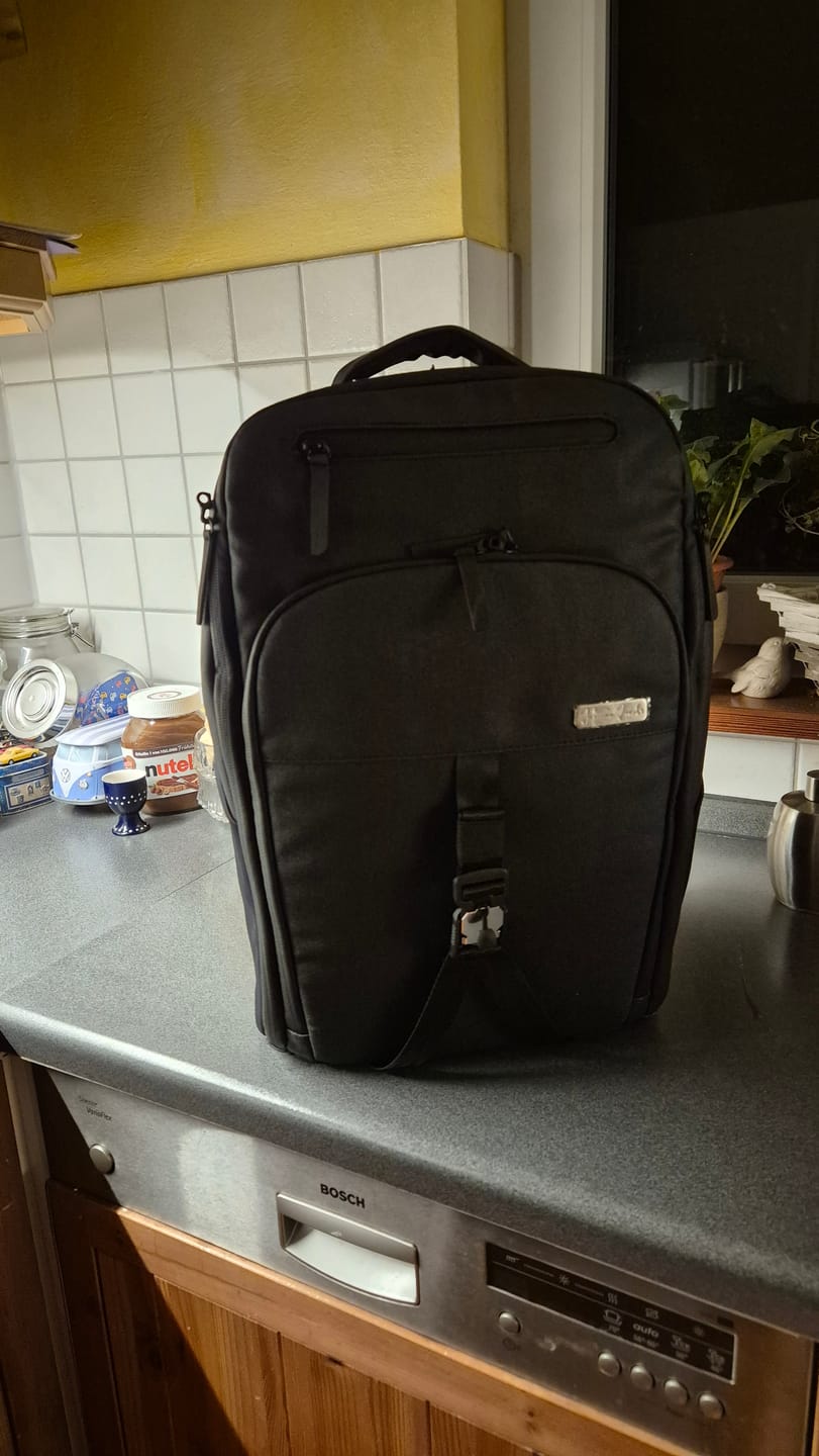Customer photo review of Backpack – optional with laptop compartment (Tech-Sleeve)