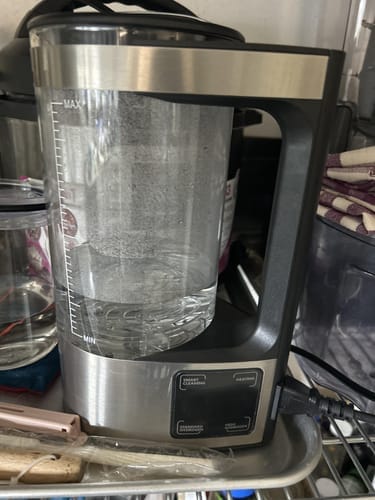 Customer photo review of HydroPitcher 68oz – Advanced Hydrogen Pitcher with Chlorine Removal