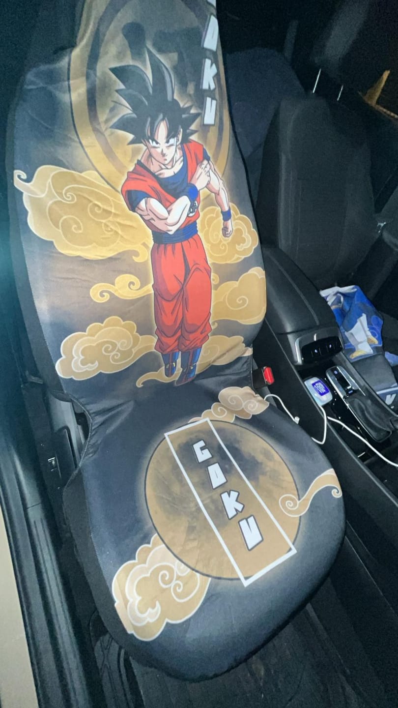 Customer photo review of Vegeta And Goku Car Floor Mats Custom Car Accessories