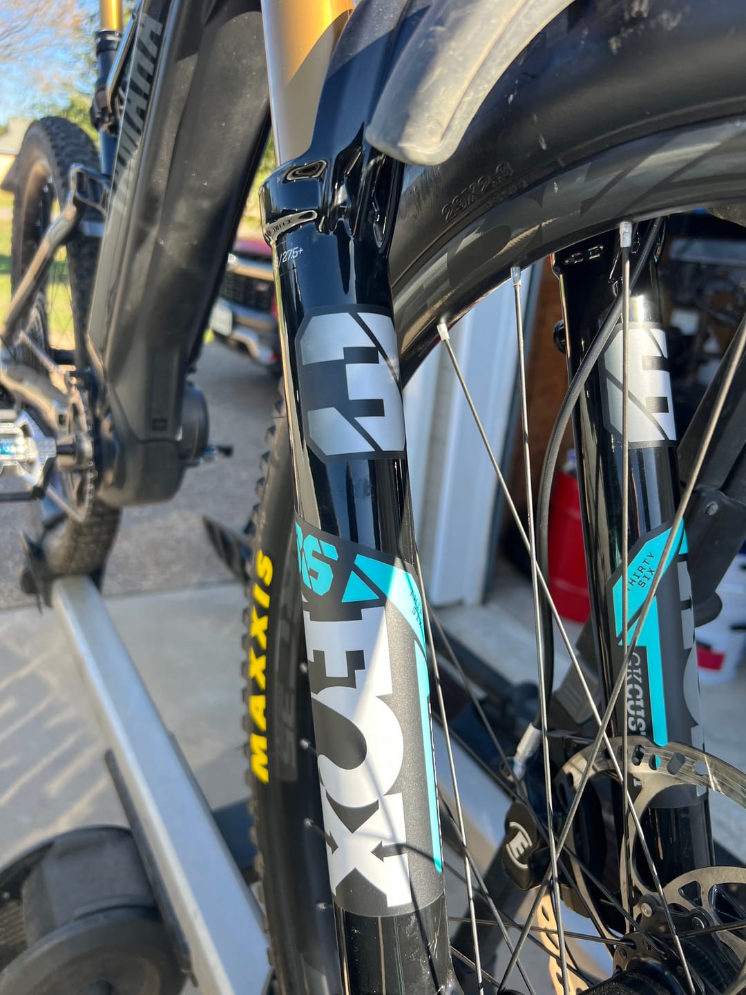 Customer photo review of Custom Fox 36 Decal