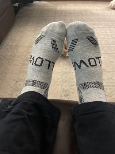 Customer photo review of Men's Alpaca Socks