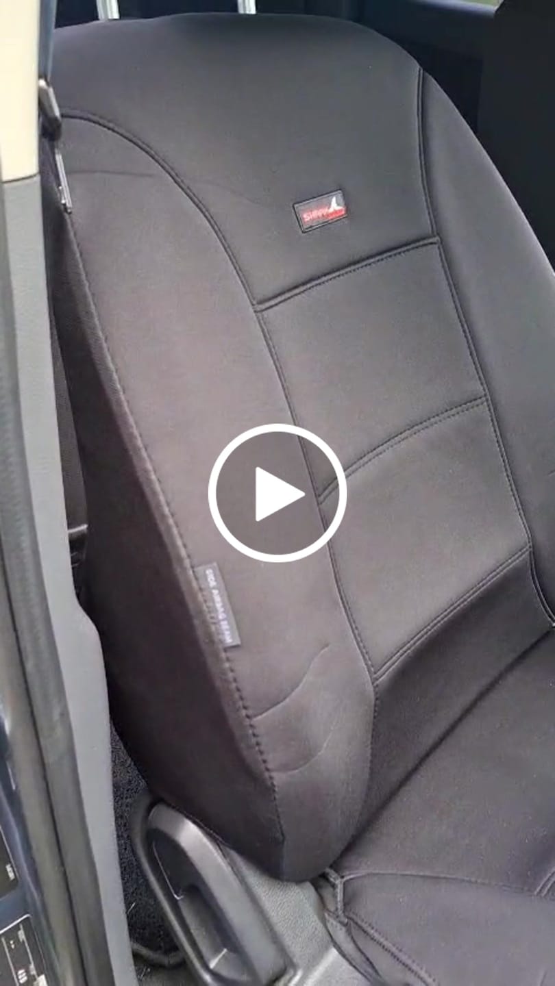 Customer video review of Sharkskin Neoprene Seat Covers for Mazda BT-50 UR (09/2015-06/2020)