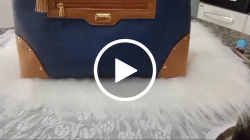 Customer video review of MONACO 0,9MM COM FUNDO MALHA COR CARAMELO