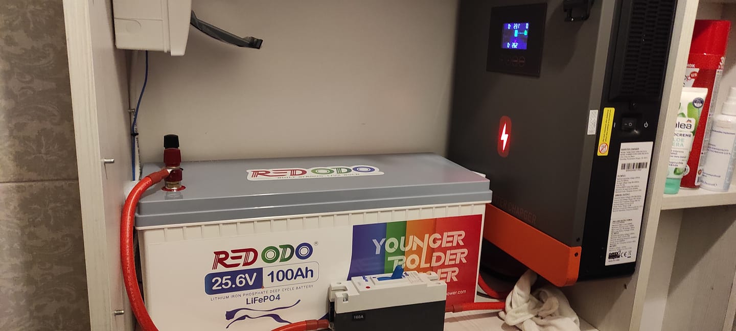 Customer photo review of 【Україна】0% ПДВ - Redodo 24V 100Ah акумулятор LiFePO4 глибокого циклу BMS 100A