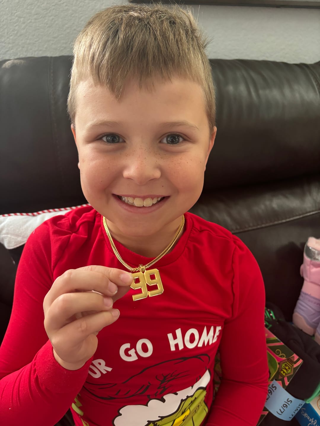 Customer photo review of Franco Chain (Gold)