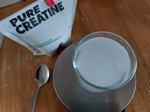 Customer photo review of Pure Creatine Monohydrate 250g