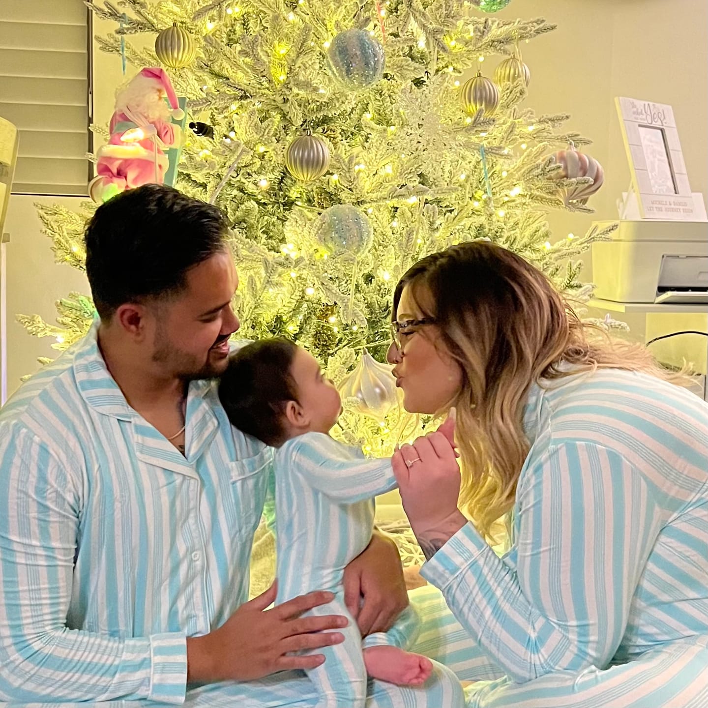 Customer photo review of Slumber Stripes Bamboo Men's Pajama Set