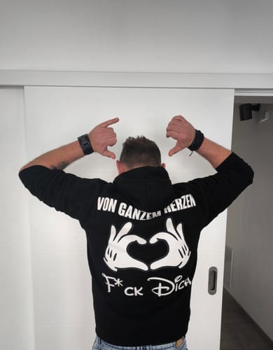 Customer photo review of Von ganzem Herzen - Premium Hoodie Unisex