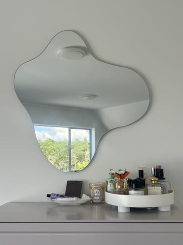 Customer photo review of Blob Wall Mirror