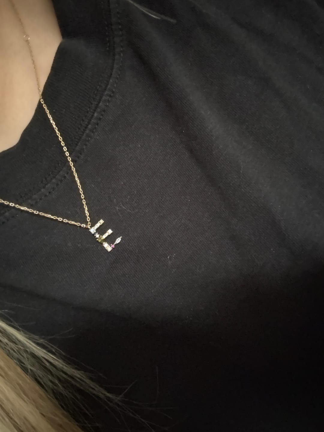 Customer photo review of Buchstaben Kette