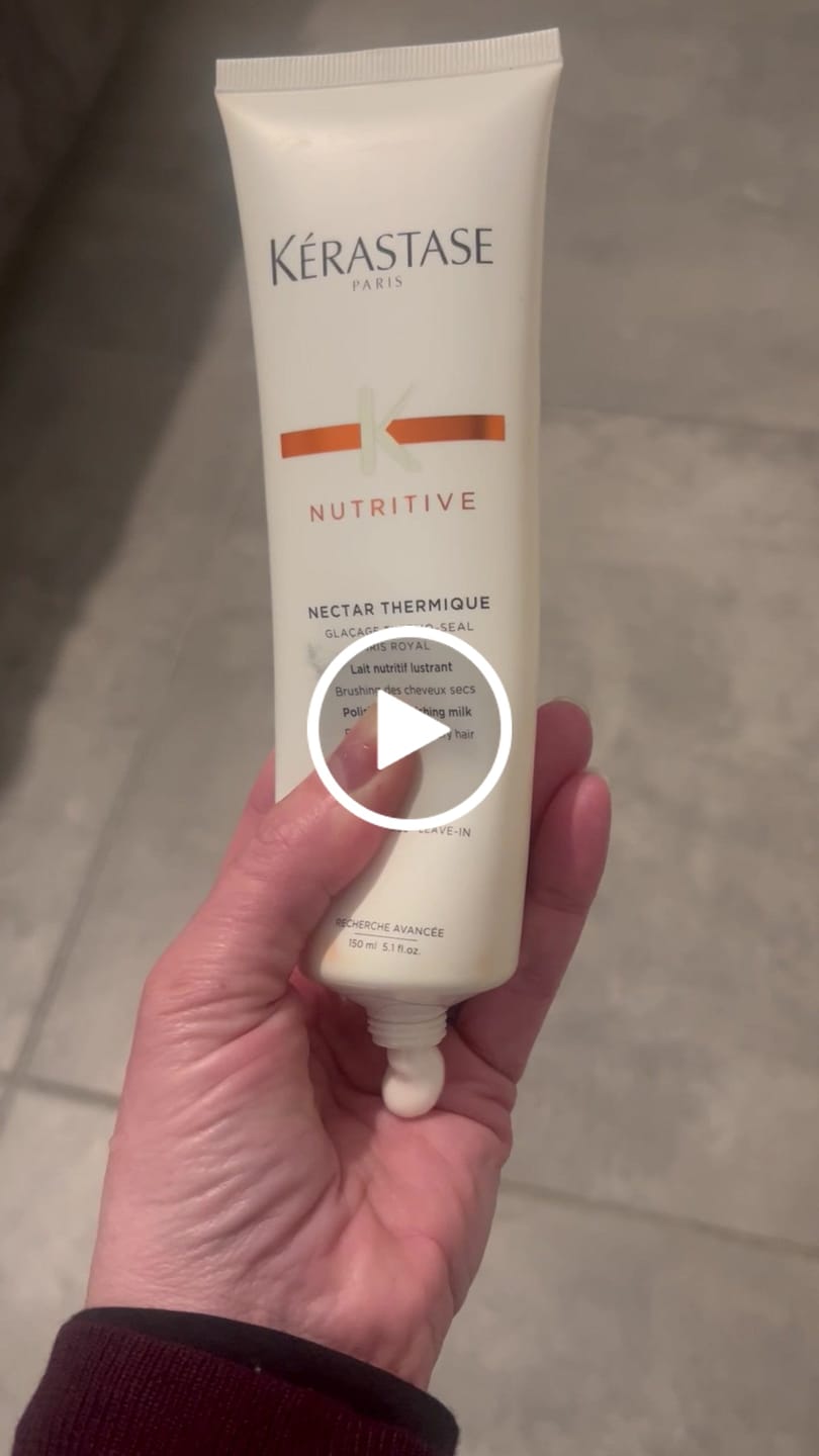 Customer video review of Kerastase Nutritive Nectar Thermique Blow-Dry Primer 150ml | End Of Range